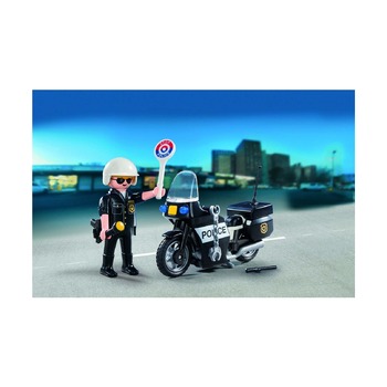 Полицейский с мотоциклом, возьми с собой
