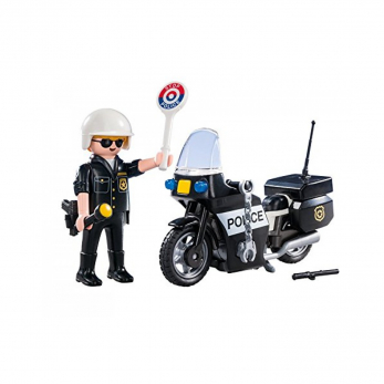 Полицейский с мотоциклом, возьми с собой