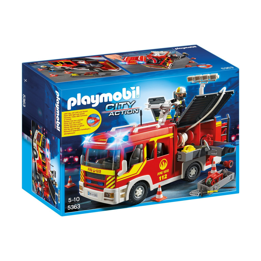 Пожарная машина со светом и звуком 5363pm от Playmobil за 6 861 руб. Купить  на MyPlayMobil.ru