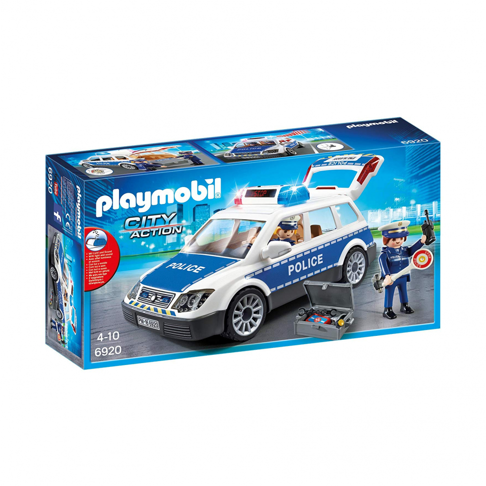 Полицейская машина со светом и звуком PM6920 от Playmobil за 5 100 руб.  Купить на MyPlayMobil.ru