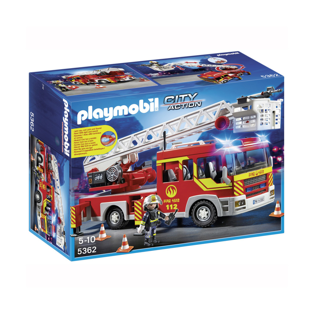 Пожарная машина с лестницей со светом и звуком 5362pm от Playmobil за 8 107  руб. Купить на MyPlayMobil.ru