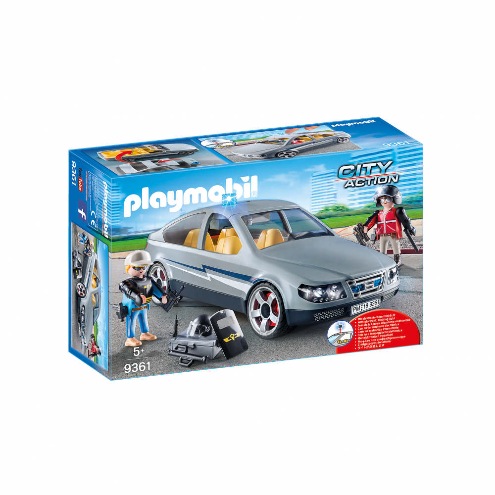 Конструктор Playmobil Полиция: Тактическое подразделение: машина под прикрытием