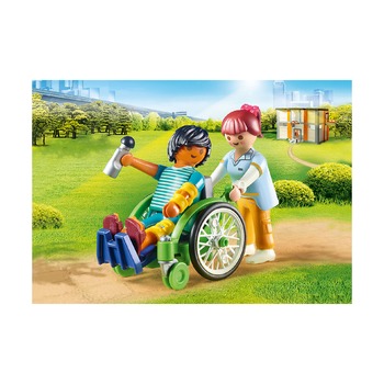 Пациент в инвалидном кресле