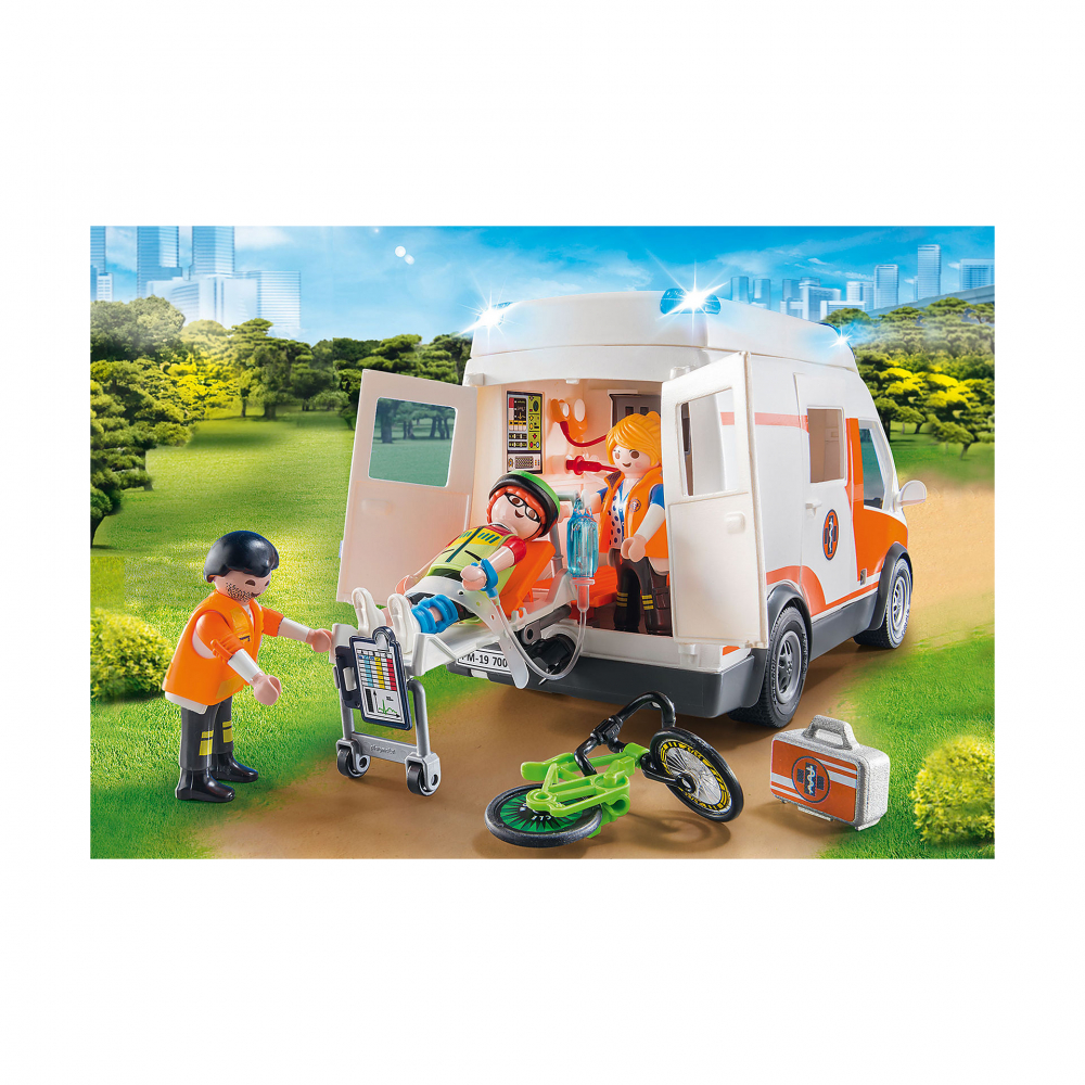 Конструктор Playmobil Скорая помощь с мигалкой 70049