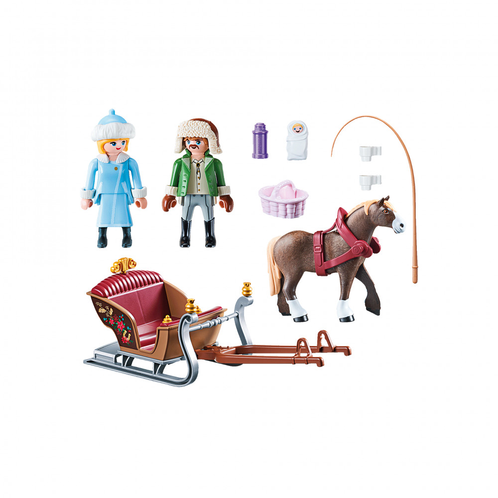 Зимние сани + снеговик с осликом mpm70397 от Playmobil за 5 123 руб. Купить  на MyPlayMobil.ru