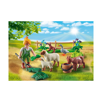 Подарочный набор Фермерша с животными