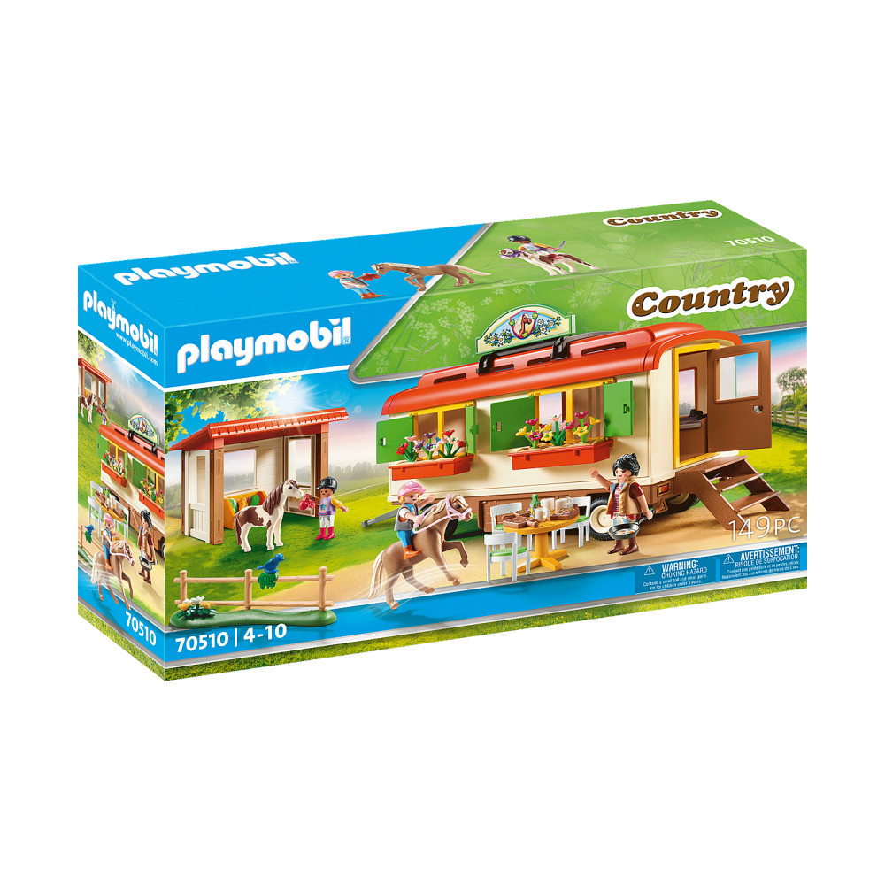 Дом на колёсах с приютом для пони PM70510 от Playmobil за 6 803 руб. Купить  на MyPlayMobil.ru